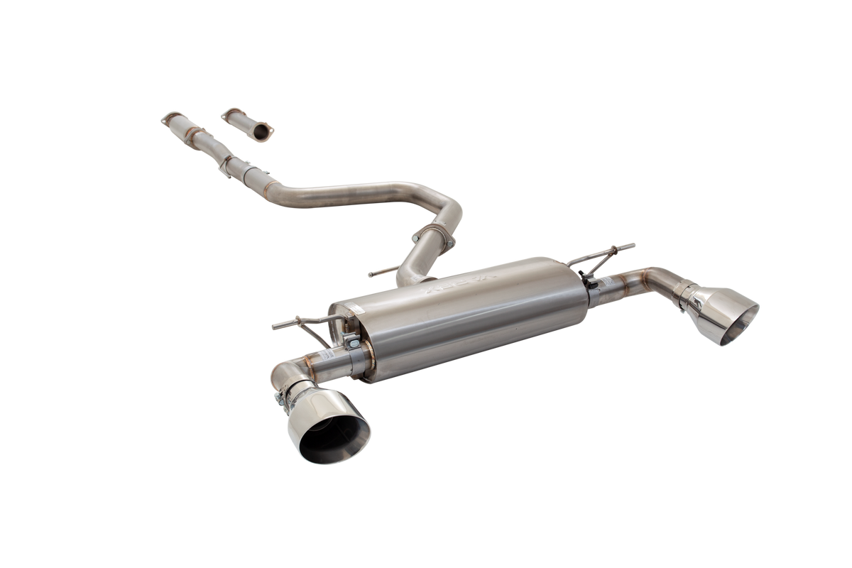 Xforce 3" Cat-Back System with Varex Muffler, 304 Stainless Steel-2