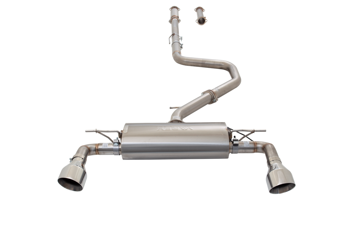 Xforce 3" Cat-Back System with Varex Muffler, 304 Stainless Steel-4