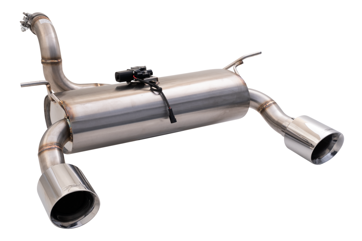 Xforce 2.5" Axle-Back System with Varex Muffler, 304 Stainless Steel
