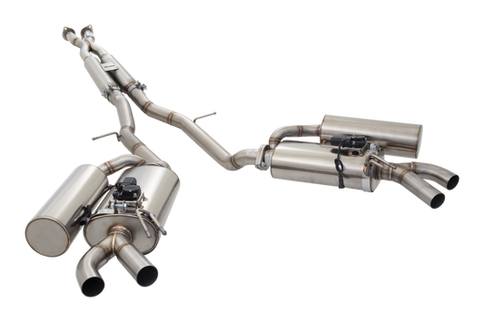 Xforce 2.5" Cat-Back System with Varex Mufflers, 304 Stainless Steel
