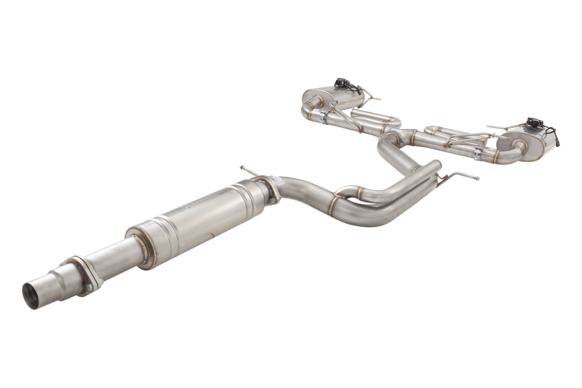 Xforce 3" Cat-Back System with Varex Mufflers, 304 Stainless Steel-3