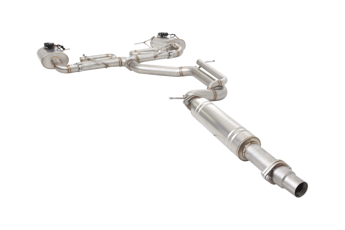 Xforce 3" Cat-Back System with Varex Mufflers, 304 Stainless Steel-5