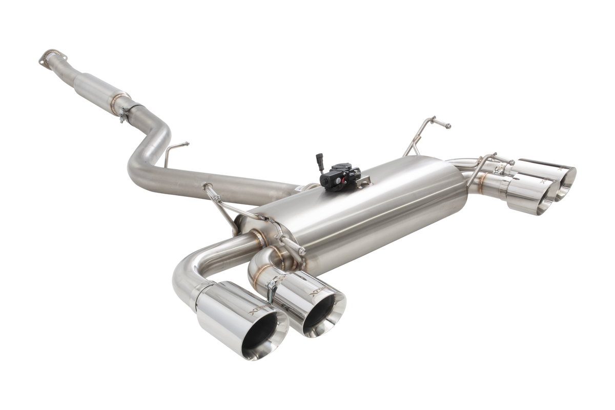 Xforce 3" Cat-Back System with Varex Muffler, 304 Stainless Steel