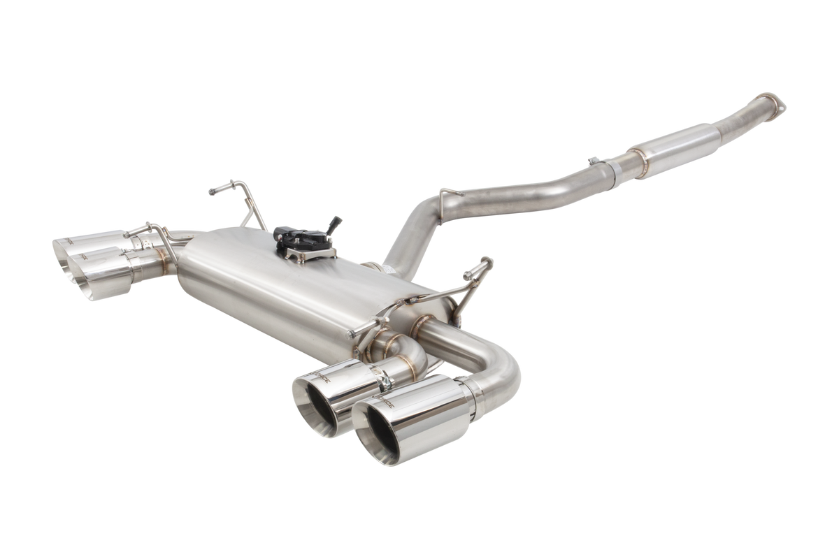 Xforce 3" Cat-Back System with Varex Muffler, 304 Stainless Steel-2