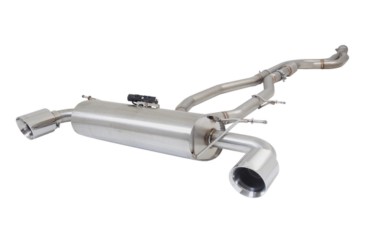 Xforce 2.5" Cat-Back System with Varex Muffler, 304 Stainless Steel