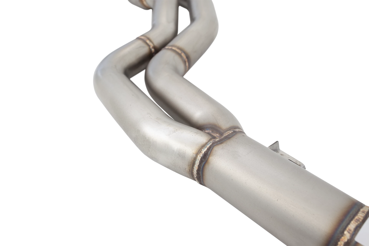 Xforce 2.5" Cat-Back System with Varex Muffler, 304 Stainless Steel-5
