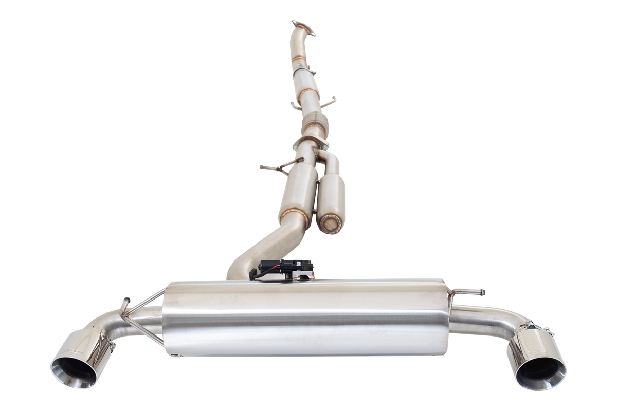 Xforce 3" Cat-Back System with Varex Muffler, 304 Stainless Steel-2