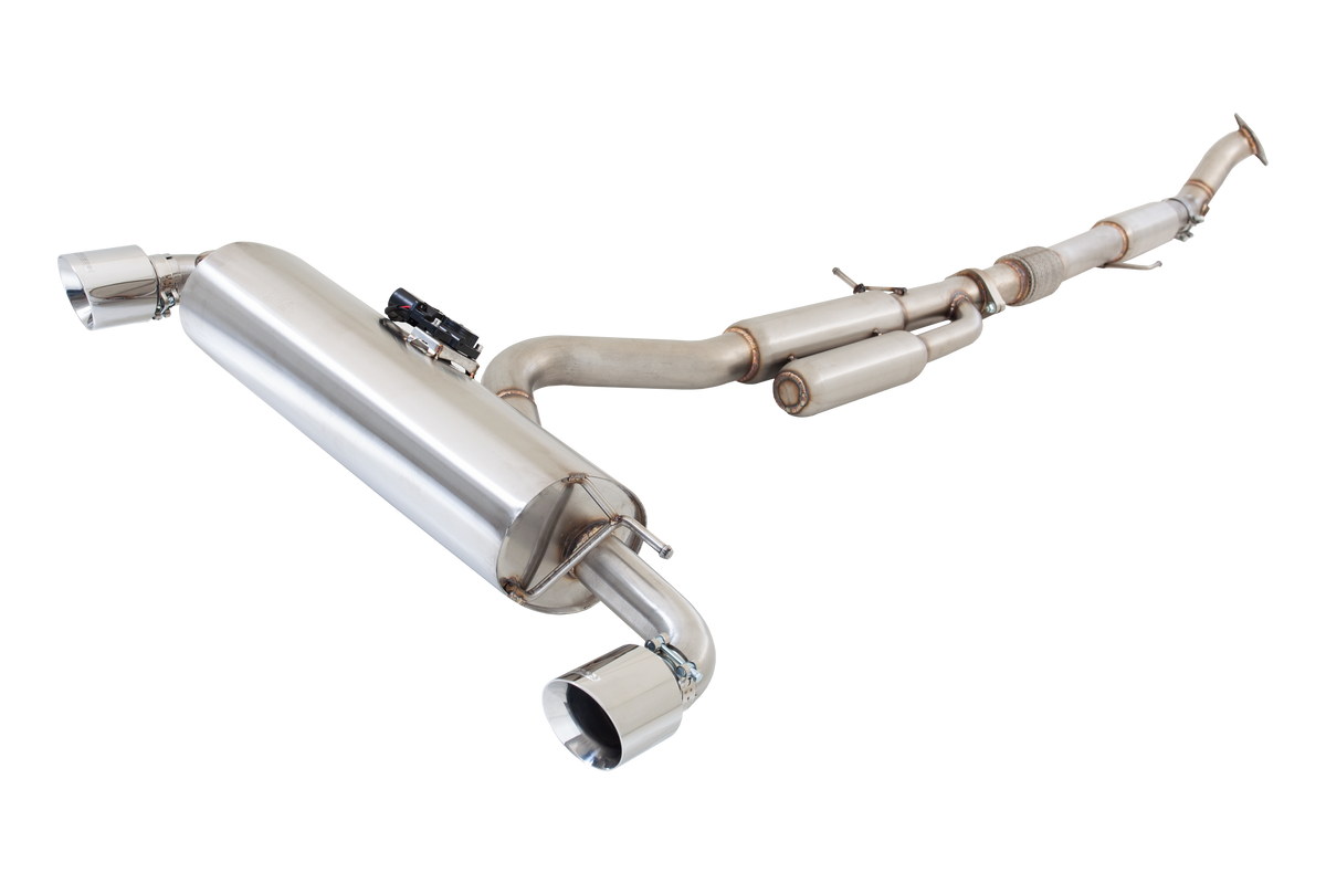 Xforce 3" Cat-Back System with Varex Muffler, 304 Stainless Steel