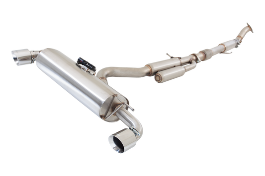 Xforce 3" Cat-Back System with Varex Muffler, 304 Stainless Steel