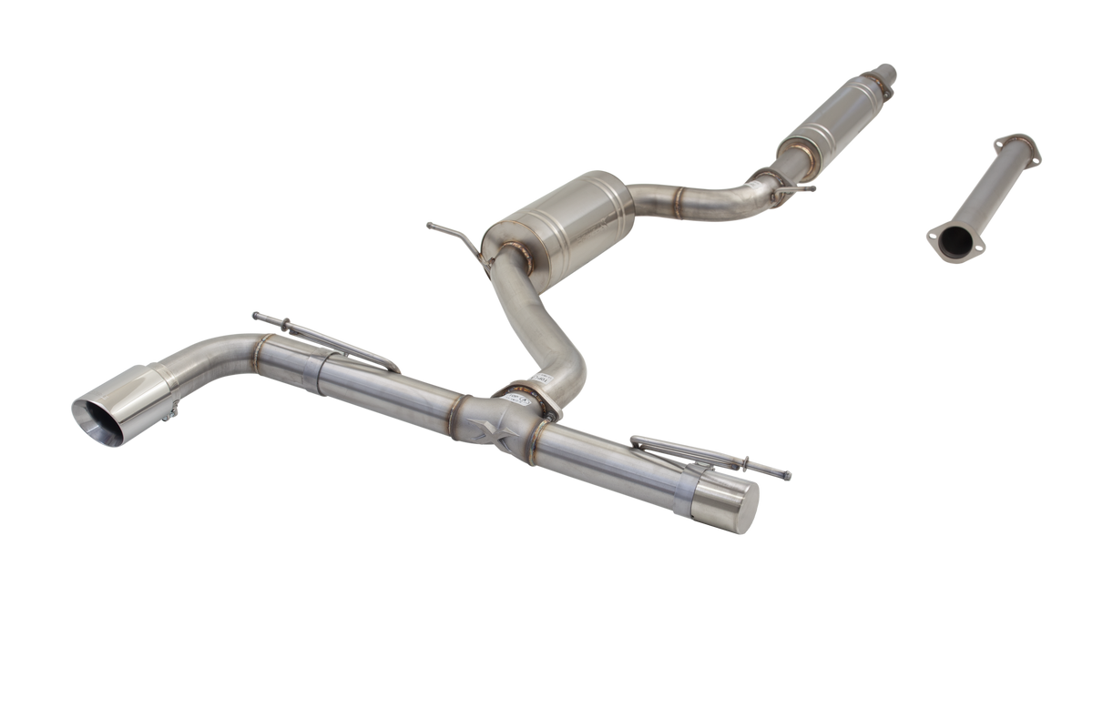 Xforce 3" Cat-Back System, 304 Stainless Steel-2