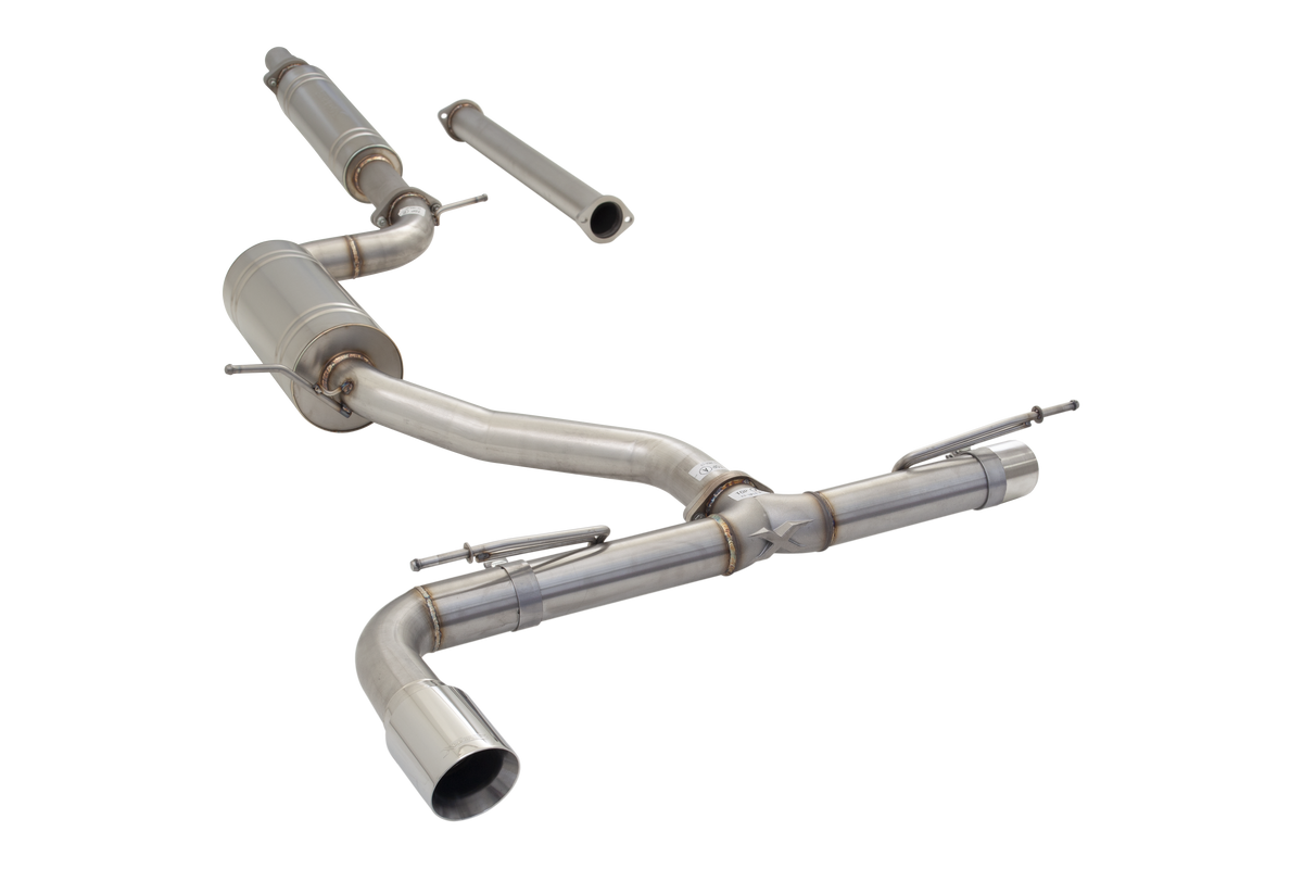 Xforce 3" Cat-Back System, 304 Stainless Steel-4