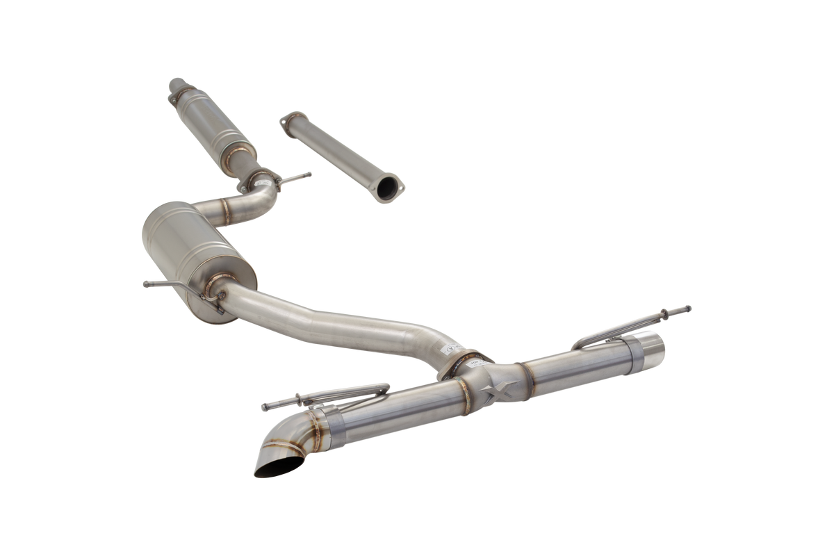 Xforce 3" Cat-Back System, 304 Stainless Steel-5