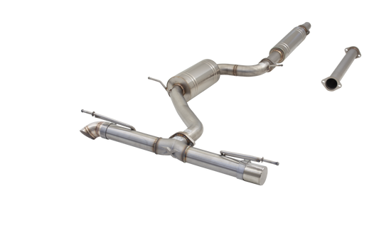 Xforce 3" Cat-Back System with Varex Muffler, 304 Stainless Steel