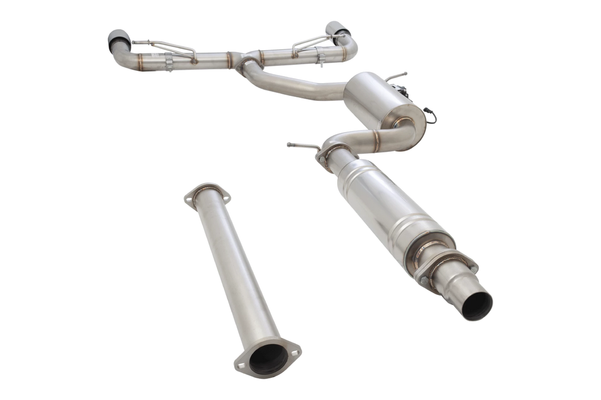 Xforce 3" Cat-Back System with Varex Muffler, 304 Stainless Steel-4
