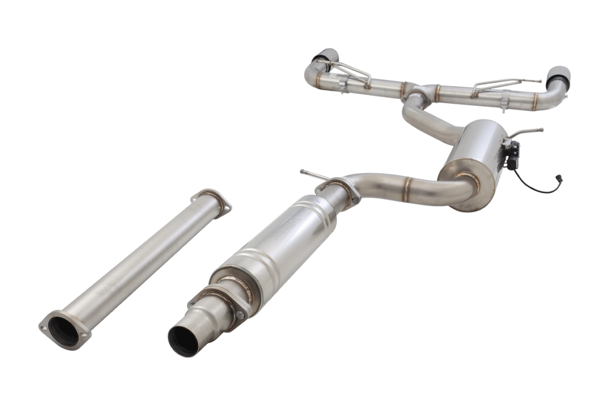 Xforce 3" Cat-Back System with Varex Muffler, 304 Stainless Steel-5
