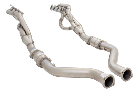 Xforce 1"7/8 Header with High-Flow Catalytic Converters, 304 Stainless Steel (for track and off road use only)-4
