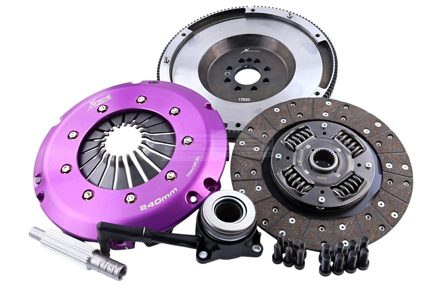 Clutch Kit - Xtreme Performance Heavy Duty Organic Incl Flywheel & CSC 600Nm Conversion kit Dual-mass to solid flywheel