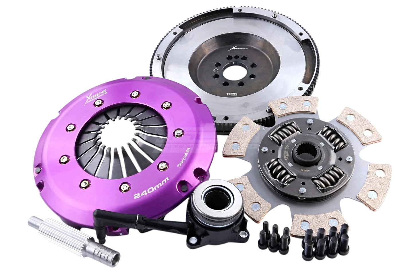 Clutch Kit - Xtreme Performance Race Sprung Ceramic Incl Flywheel & CSC 910Nm