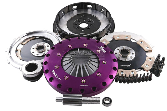 Xtreme Performance - 230mm Rigid Ceramic Twin Plate Clutch Kit Incl Flywheel 1800Nm