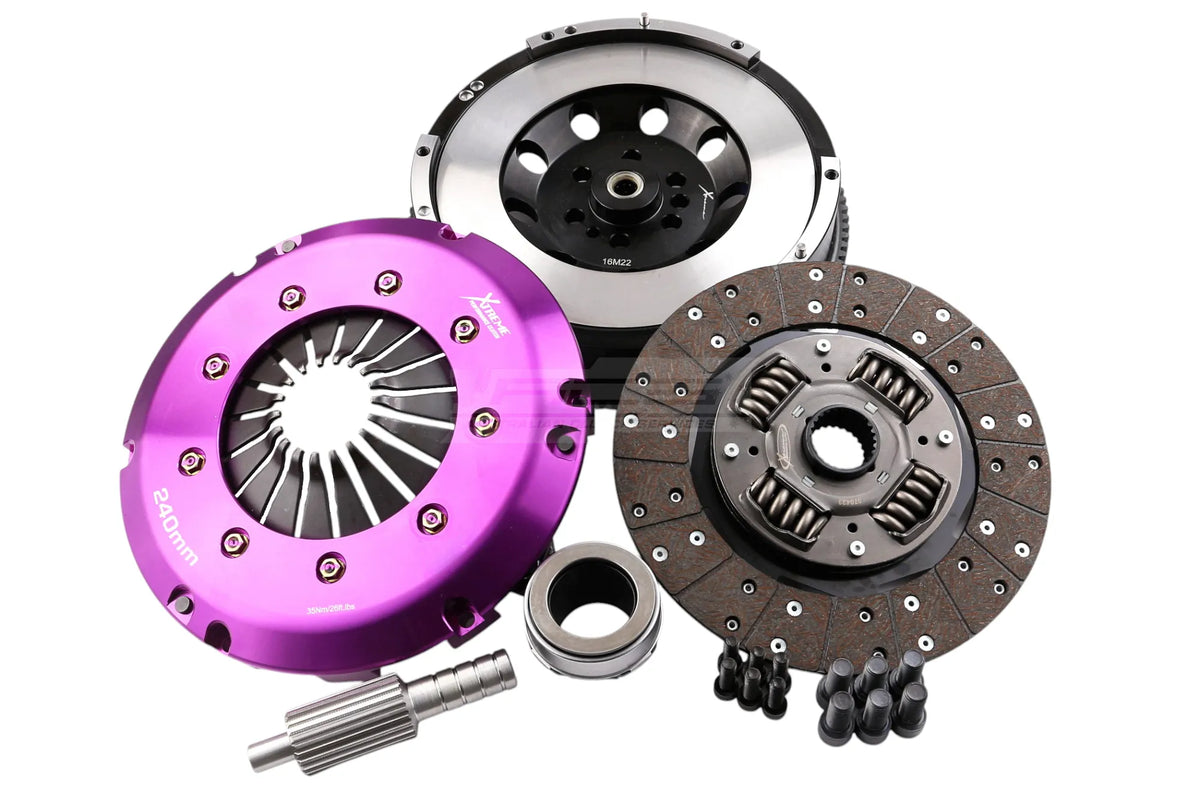 Clutch Kit - Xtreme Performance Heavy Duty Organic Incl Flywheel 600Nm Conversion kit Dual-mass to solid flywheel