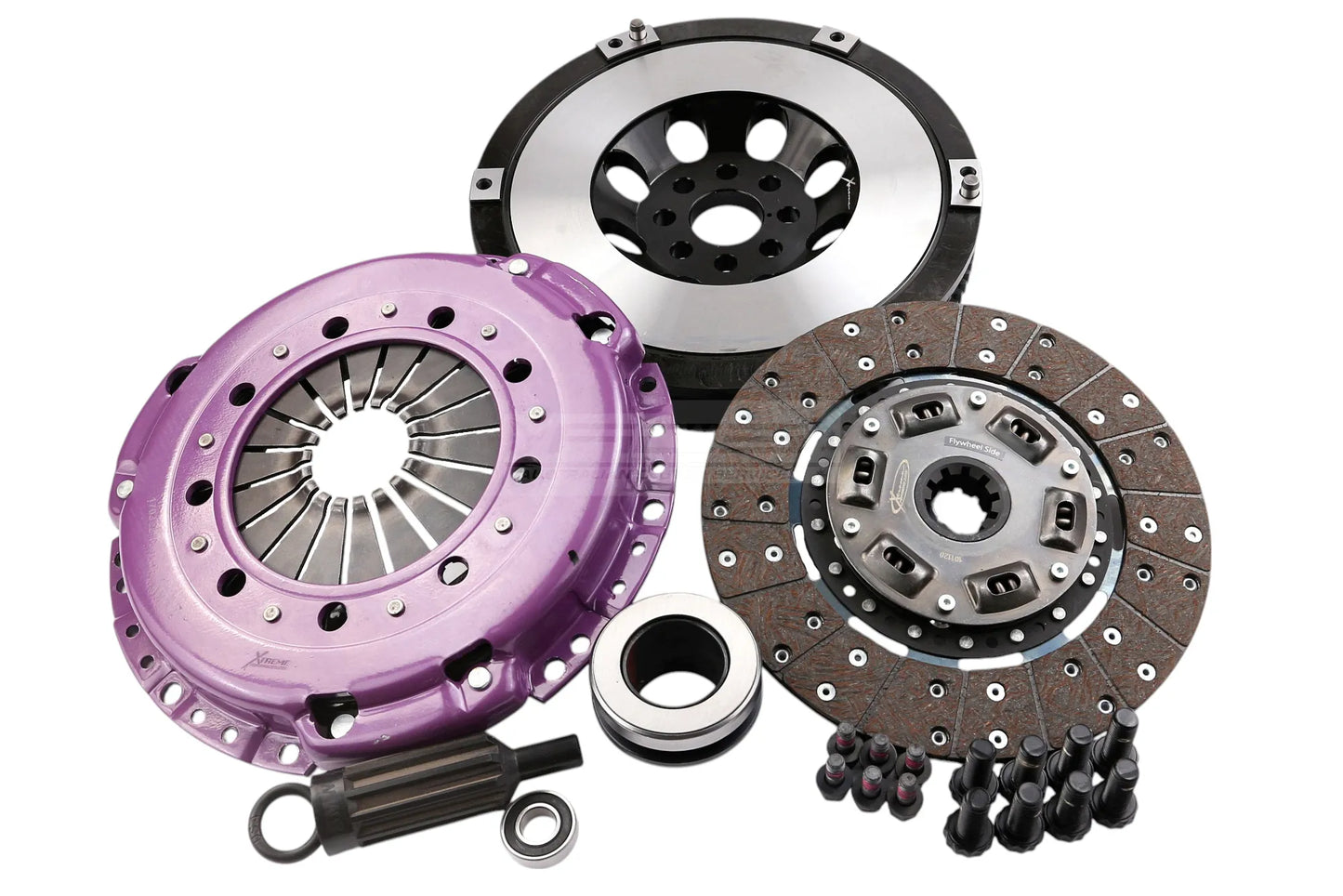 Clutch Kit - Xtreme Performance Heavy Duty Organic Incl Flywheel 460Nm Conversion kit Dual-mass to solid flywheel
