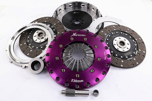 Xtreme Performance - 230mm Organic Twin Plate Clutch Kit Incl Flywheel 1200Nm