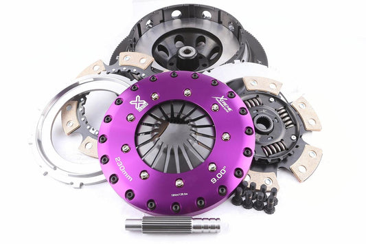 Xtreme Performance - 230mm Sprung Ceramic Twin Plate Clutch Kit Incl Flywheel 1000Nm
