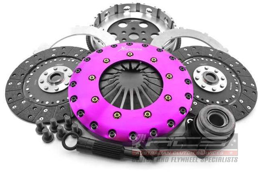 Xtreme Performance - 230mm Organic Twin Plate Clutch Kit Incl Flywheel & CSC 1200Nm