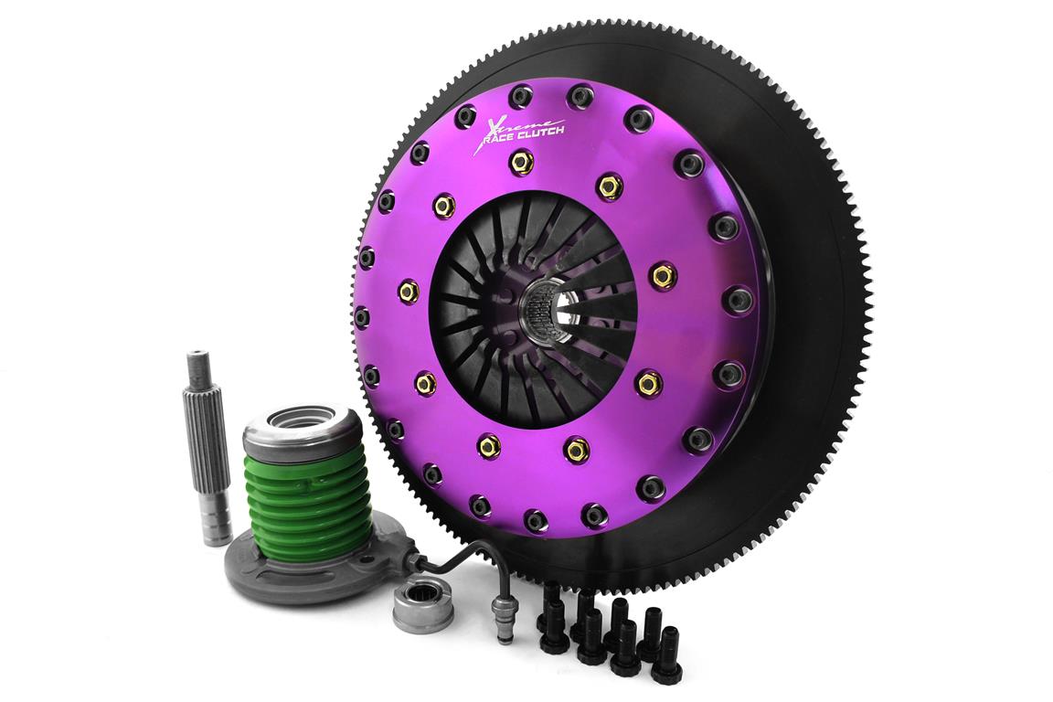 Xtreme Performance - 230mm Rigid Ceramic Twin Plate Clutch Kit Incl Flywheel & CSC 1800Nm