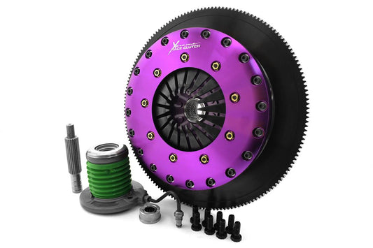 Xtreme Performance - 230mm Organic Twin Plate Clutch Kit Incl Flywheel & CSC 1200Nm