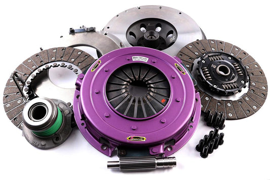 Xtreme Performance - 270mm Organic Twin Sprung Plate Clutch Kit Incl Flywheel & CSC 1000Nm