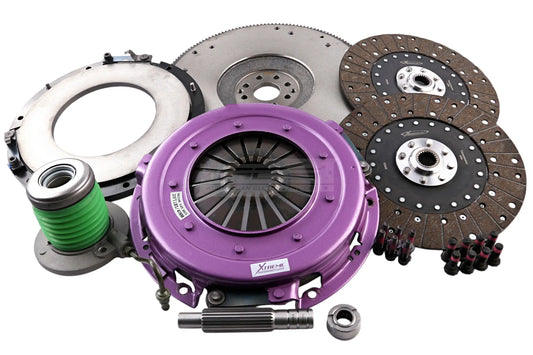 Xtreme Performance - 270mm Organic Twin Plate Clutch Kit Incl Flywheel & CSC 1300Nm