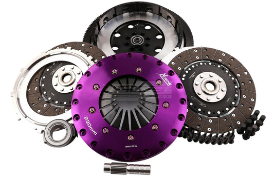 Xtreme Performance - 230mm Organic Twin Plate Clutch Kit Incl Flywheel 1200Nm