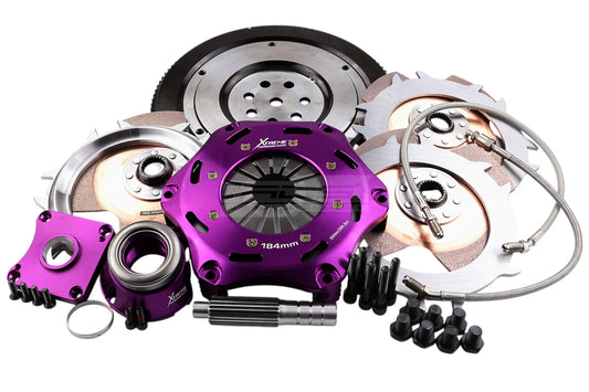 Xtreme Performance - 184mm Rigid Ceramic Triple Plate Clutch Kit Incl Flywheel & CSC