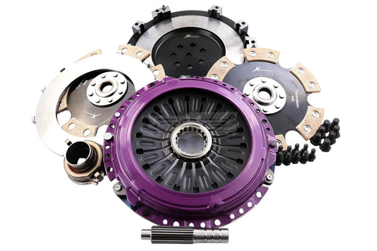 Xtreme Performance - 230mm Rigid Ceramic Twin Plate Clutch Kit Incl Flywheel 1800Nm