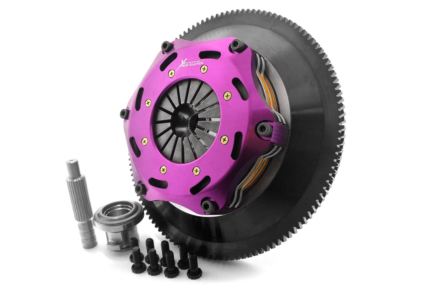 Xtreme Performance - 184mm Sprung Ceramic Twin Plate Clutch Kit Incl Flywheel 1220Nm
