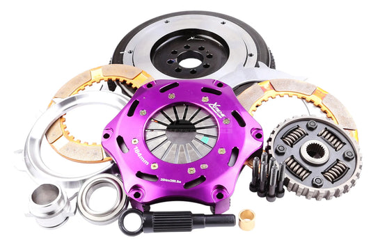 Xtreme Performance - 184mm Sprung Ceramic Twin Plate Clutch Kit Incl Flywheel 1220Nm