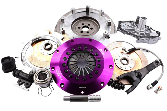 Xtreme Performance - 200mm Rigid Ceramic Twin Plate Clutch Kit Incl Flywheel 1200Nm