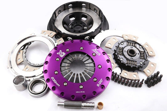 Xtreme Performance - 230mm Sprung Ceramic Twin Plate Clutch Kit Incl Flywheel 1000Nm