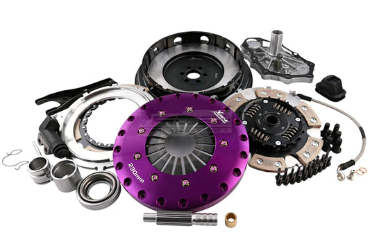 Xtreme Performance - 230mm Sprung Ceramic Twin Plate Clutch Kit Incl Flywheel 1000Nm