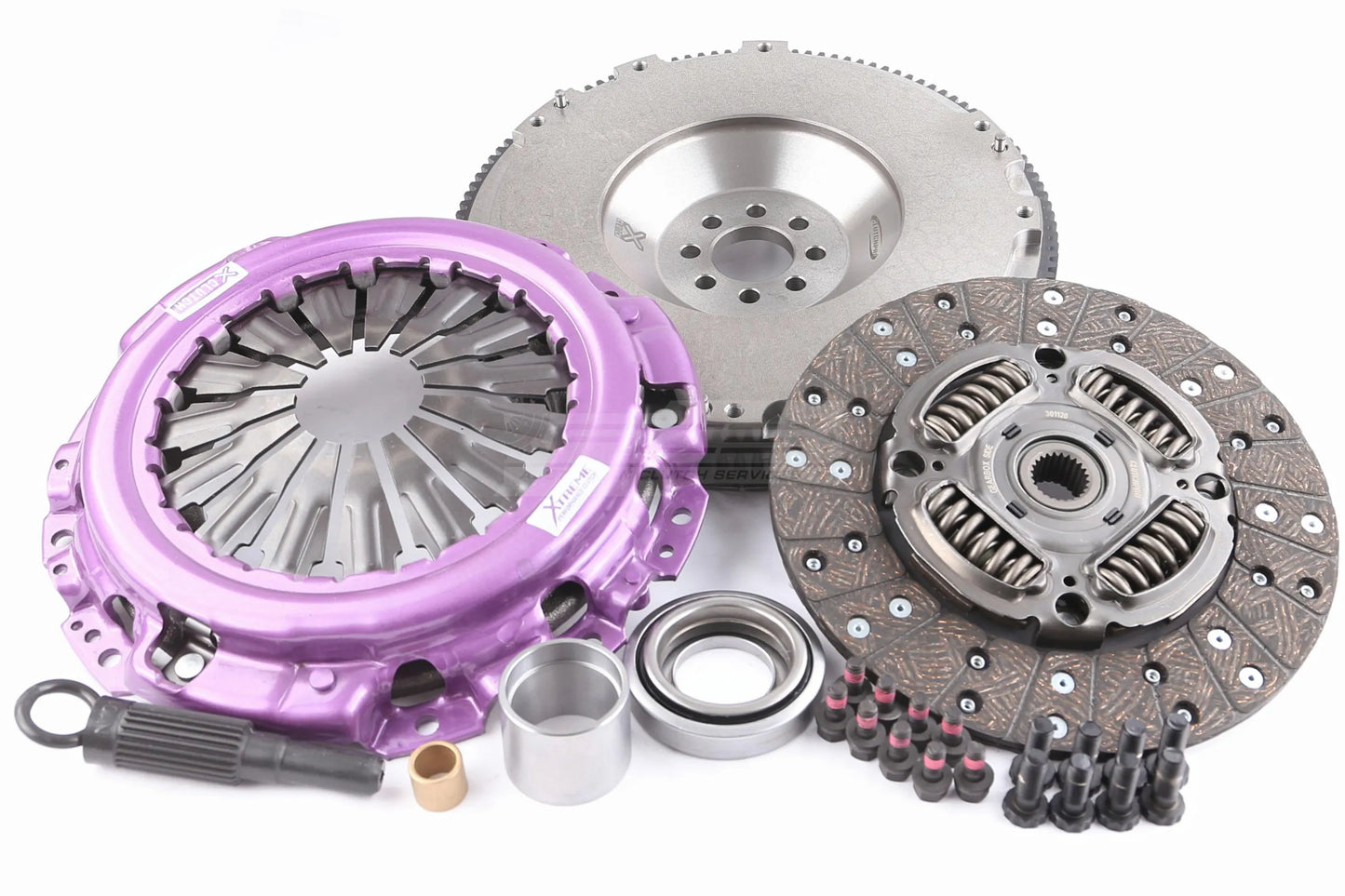 Clutch Kit - Xtreme Performance Heavy Duty Organic Incl Flywheel 625Nm 1285kg (30% inc) Conversion kit Dual-mass to solid flywheel