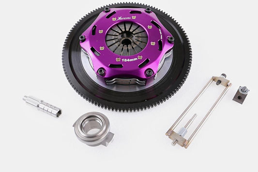 Xtreme Performance - 184mm Rigid Ceramic Twin Plate Clutch Kit Incl Flywheel 1220Nm