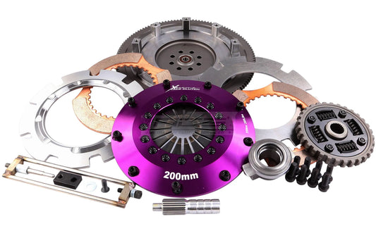 Xtreme Performance - 200mm Sprung Ceramic Twin Plate Clutch Kit Incl Flywheel 1200Nm