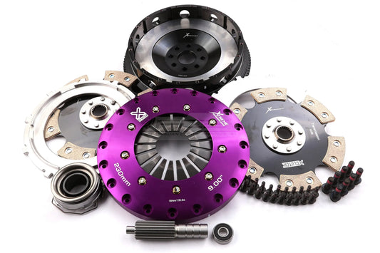 Xtreme Performance - 230mm Rigid Ceramic Twin Plate Clutch Kit Incl Flywheel 1800Nm