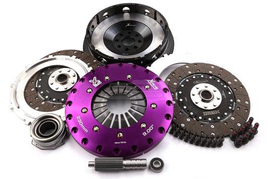 Xtreme Performance - 230mm Organic Twin Plate Clutch Kit Incl Flywheel 1200Nm