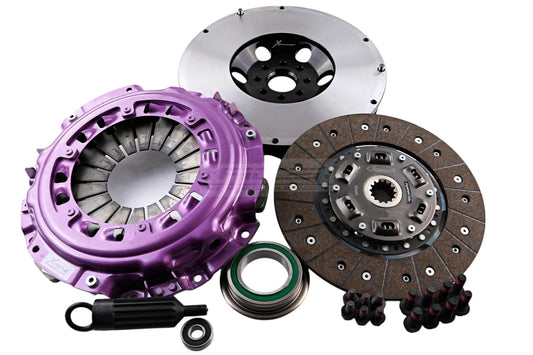 Clutch Kit - Xtreme Performance Heavy Duty Organic Incl Flywheel 610Nm 1300kg (30% inc) Conversion kit Dual-mass to solid flywheel