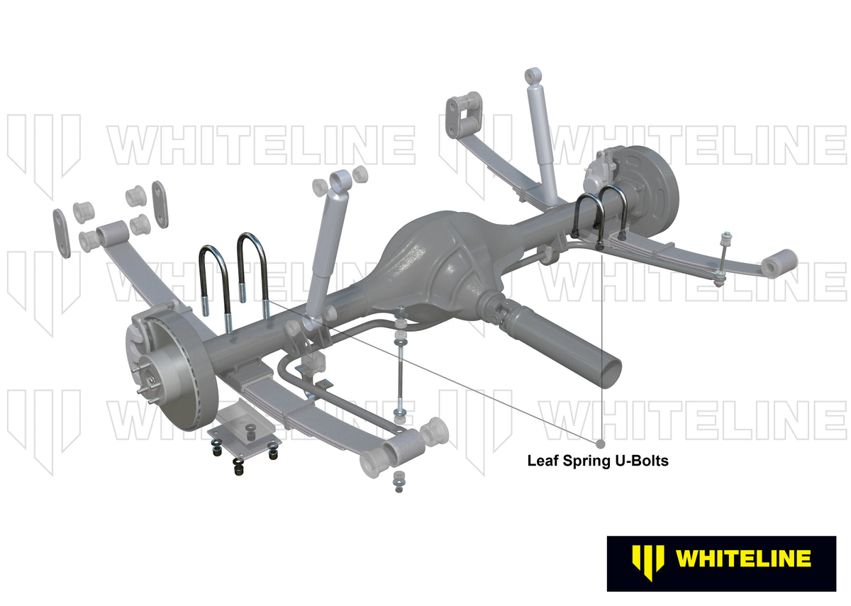 KUB104 - Leaf Spring U Bolt - Kit