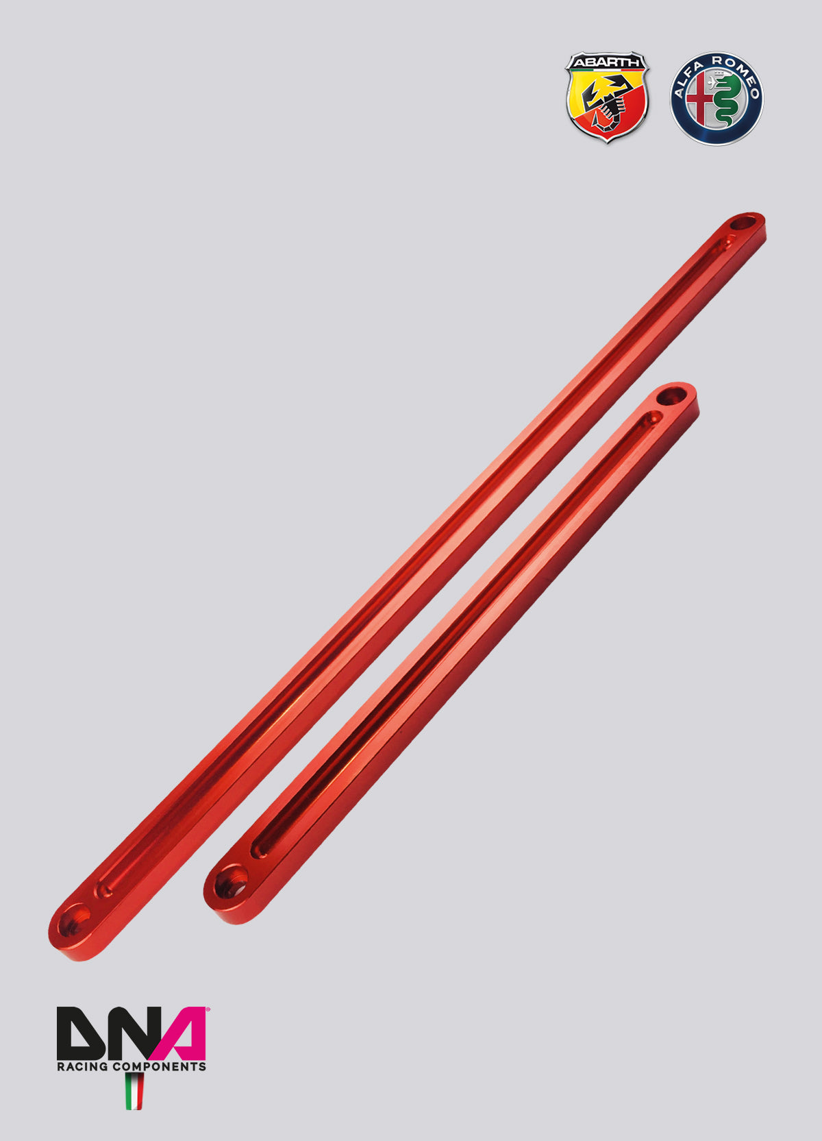 PC0101 Kit barra slitta doppia anteriore DNA Racing FIAT Grande Punto, Alfa Romeo Mito, Opel Adam