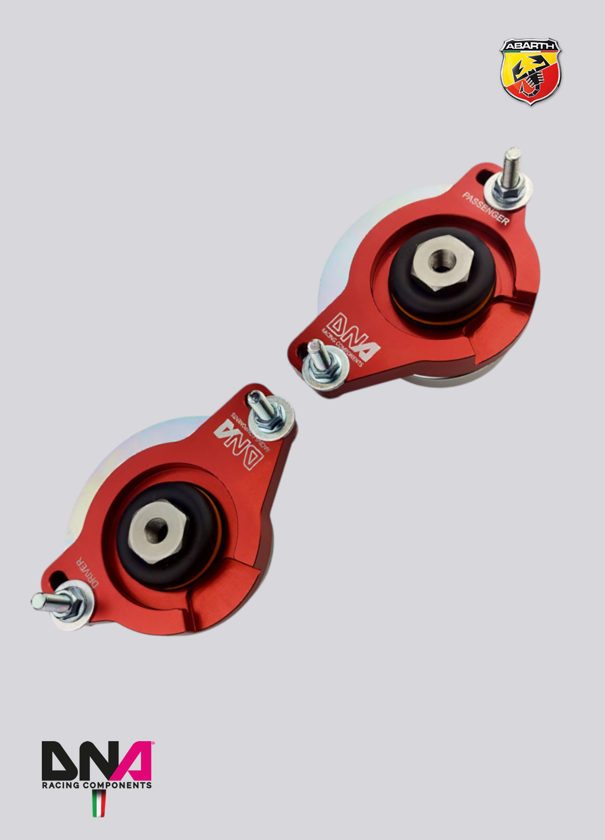 PC0117 Kit top mount regolabile DNA Racing FIAT 500 Abarth