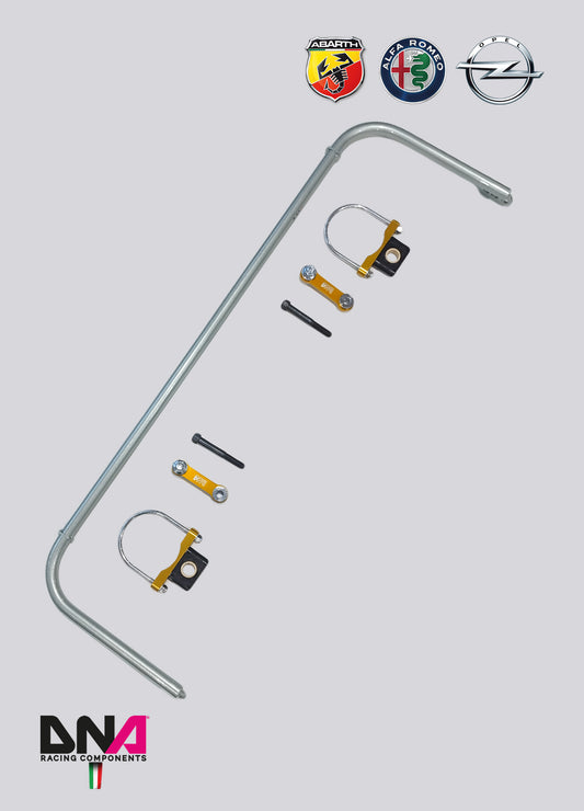 PC0167 Kit barra antirollio posteriore regolabile DNA Racing FIAT Grande Punto, Alfa Romeo Mito, Opel Corsa D/E, Opel Adam